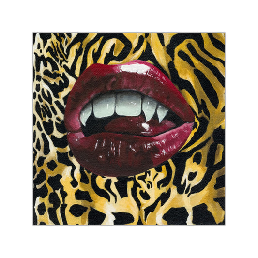 'Ferocity' Square Vinyl Stickers