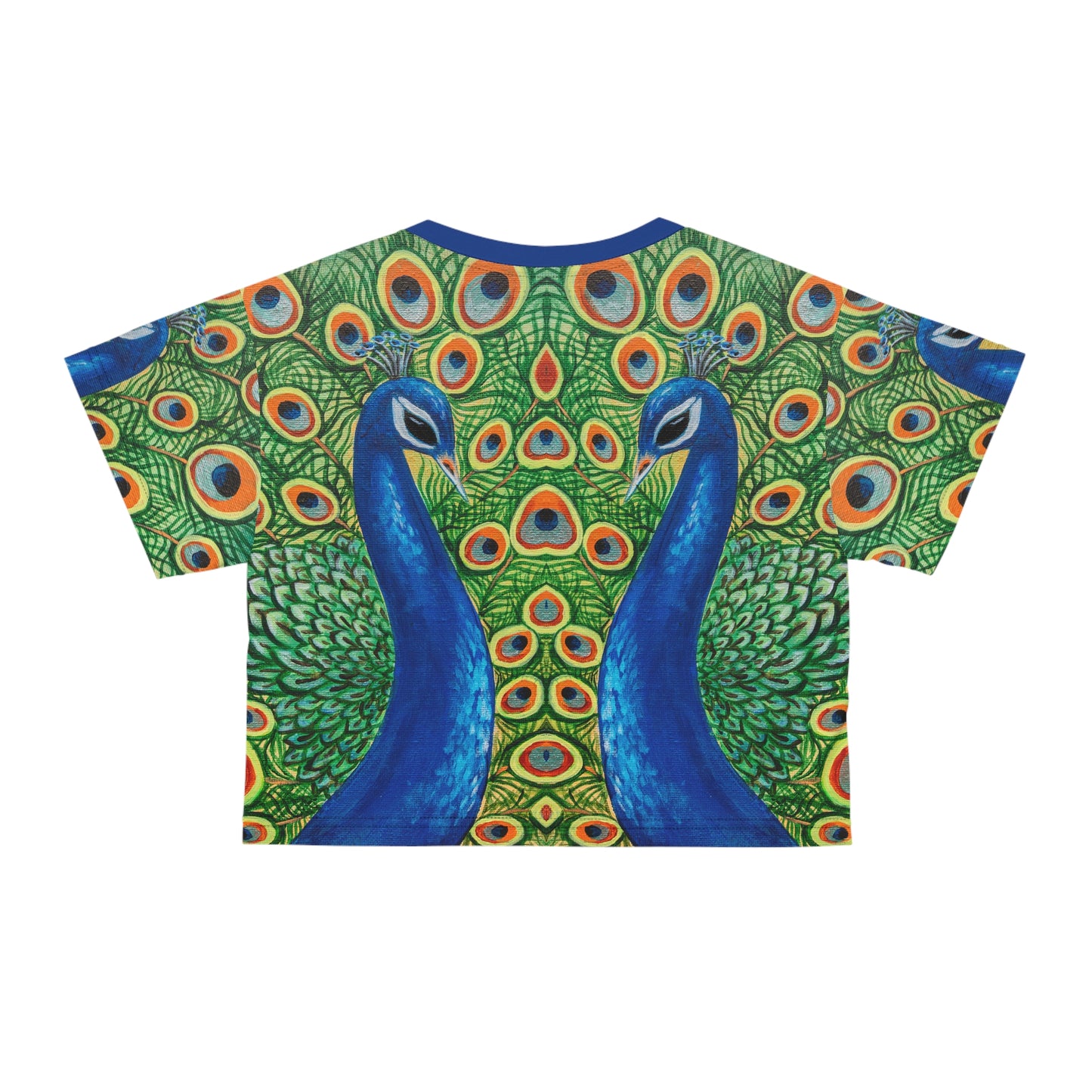 Peacock Crop Top