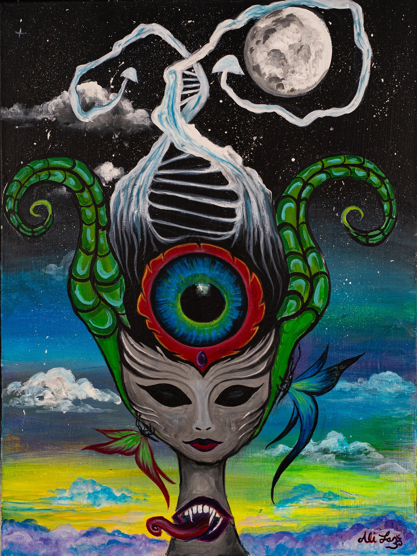 Original Painting 'Zeda' 18x24