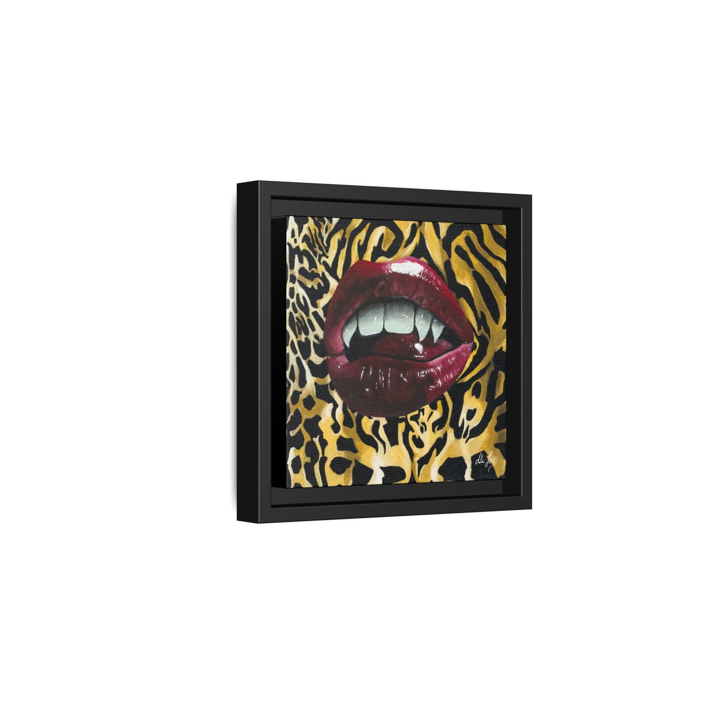 Ferocity Framed Canvas Print