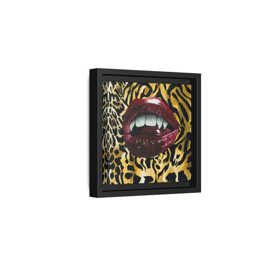 Ferocity Framed Canvas Print