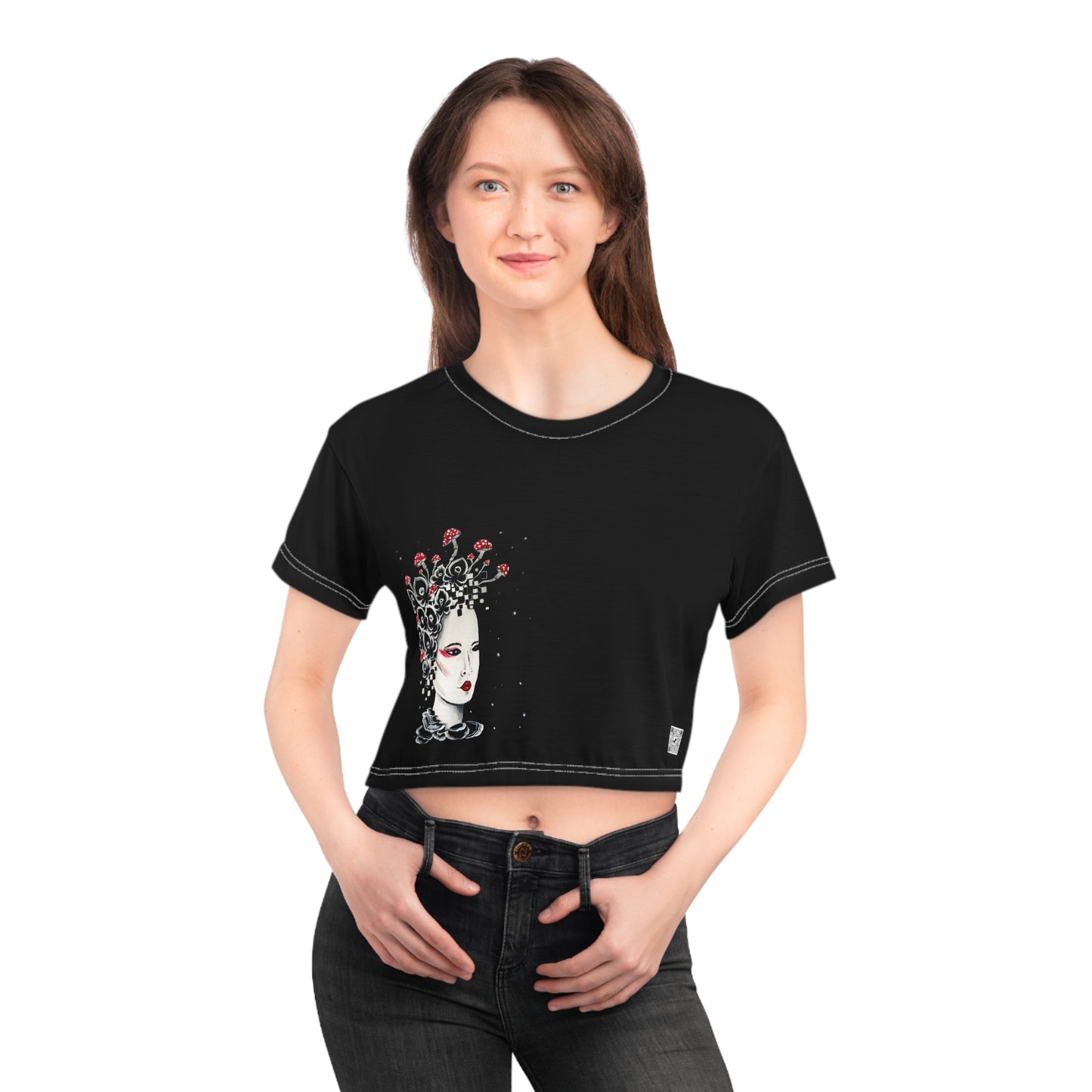 Digital Geisha Crop Top