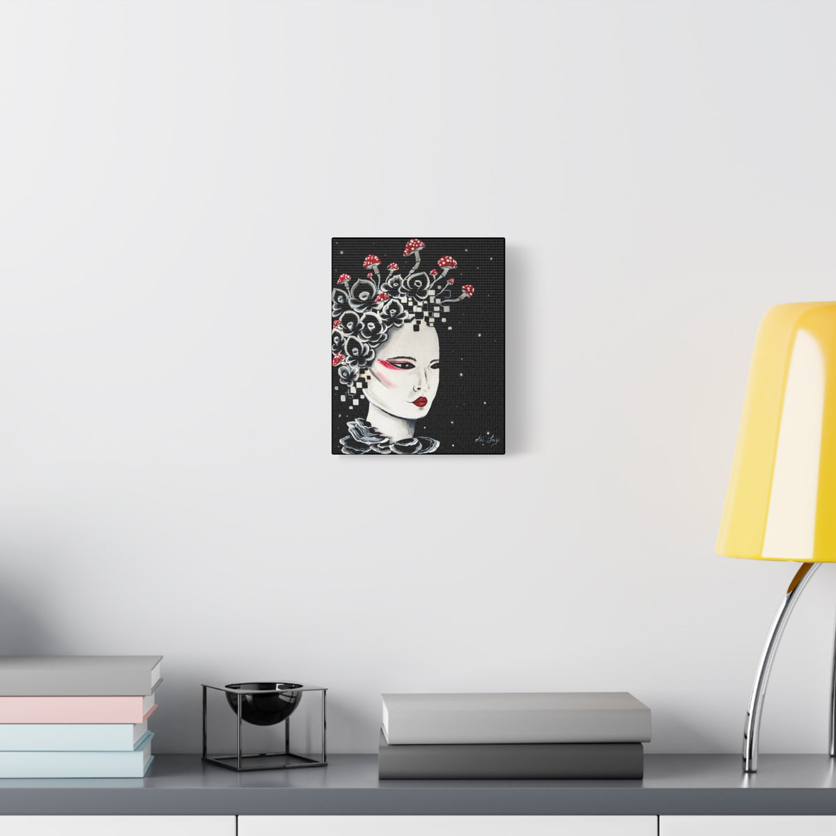 Digital Geisha Canvas Print