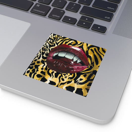 'Ferocity' Square Vinyl Stickers